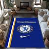 Chelsea Personalized Text Area Rug Design for Bedrooms Foyer Kitchen Living Rooms Anti-slip Rug Anime Office Decor Best for Christmas