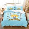 Top Anime Aggretsukos Bedding Set Printed single Comforter Quilt Bed Cover Duvet Cover Pillow Case 3 Pieces Sets Kids Adult Size