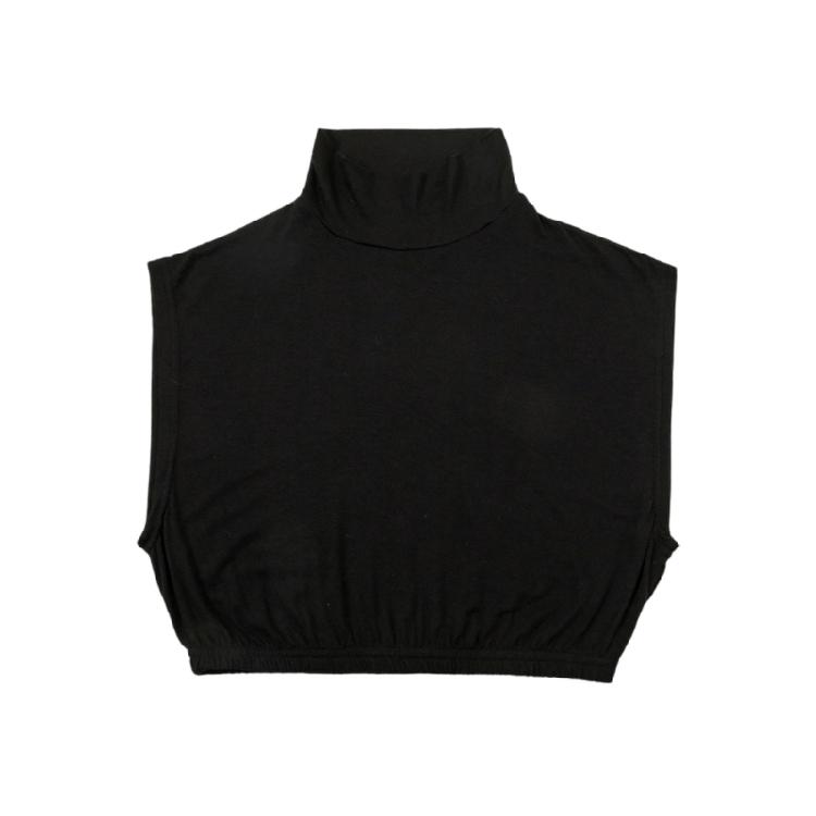 

Елегантна напівсорочка з коміром-гольфом для повсякденного носіння, підходить як для чоловічого, так і для жіночого одягу, шийний шарф чорний