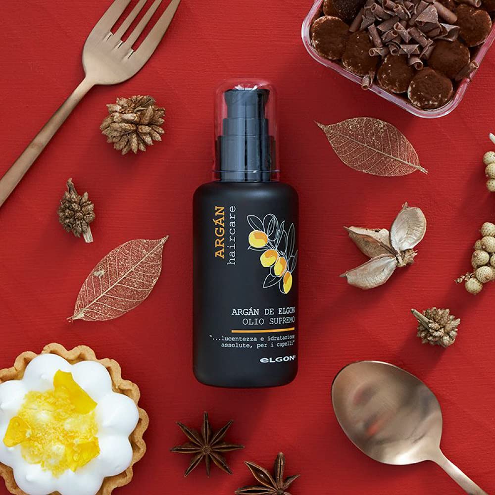eLGON AR (Argan) Supreme Oil 100ml for Dry, Shiny, and Firm Hair