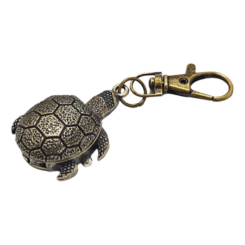 Alloy Turtle Watch Flip Cap Necklace Watch Creative Pocket Watch Gift