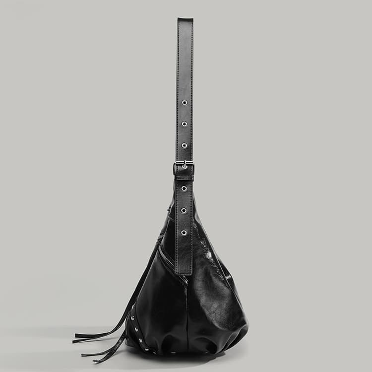 Жіноча вінтажна сумка-круасан Сумка-локомотив