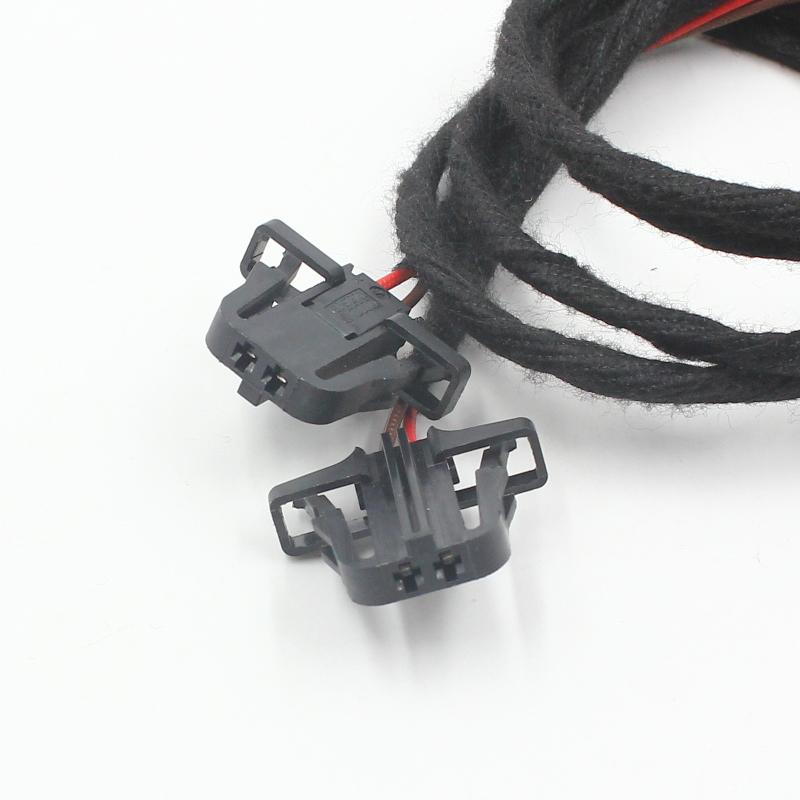 Rockeybright Led Door Warning Light Wire Harness Extension Cable for Vw Golf Jetta Tiguan Passat Sagitar Skoda Door Light Cable