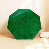 1pc Glitter Green Pattern Umbrella Design Automatic Opening and Closing Umbrella, High-quality Travel Umbrella, Lightweight and Portable, -23