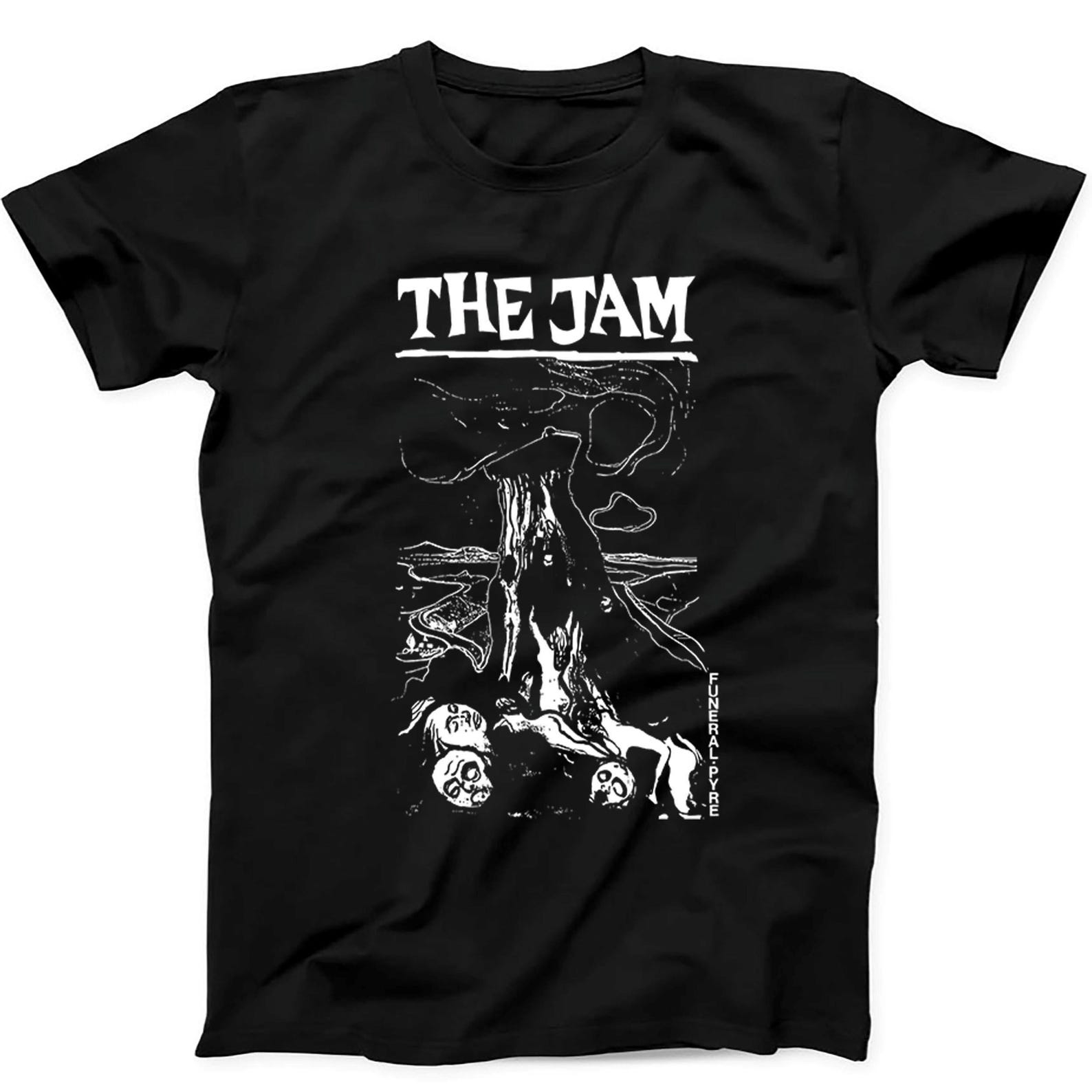 The Jam Funeral Pyre Punk Rock Music Tee Black T Shirt B609 M