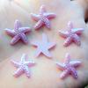 80pcs 18mm DIY Resin Sky Blue Flatback Starfish Star Mobile Phone Decoration Wedding Decoration A088