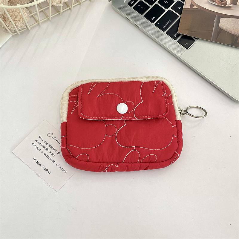 Cute Cartoon Small Travel Document Bag Portable Storage Bag Mini Item Holder Fashion Multifunctional Coin Purse Pendant Gifts
