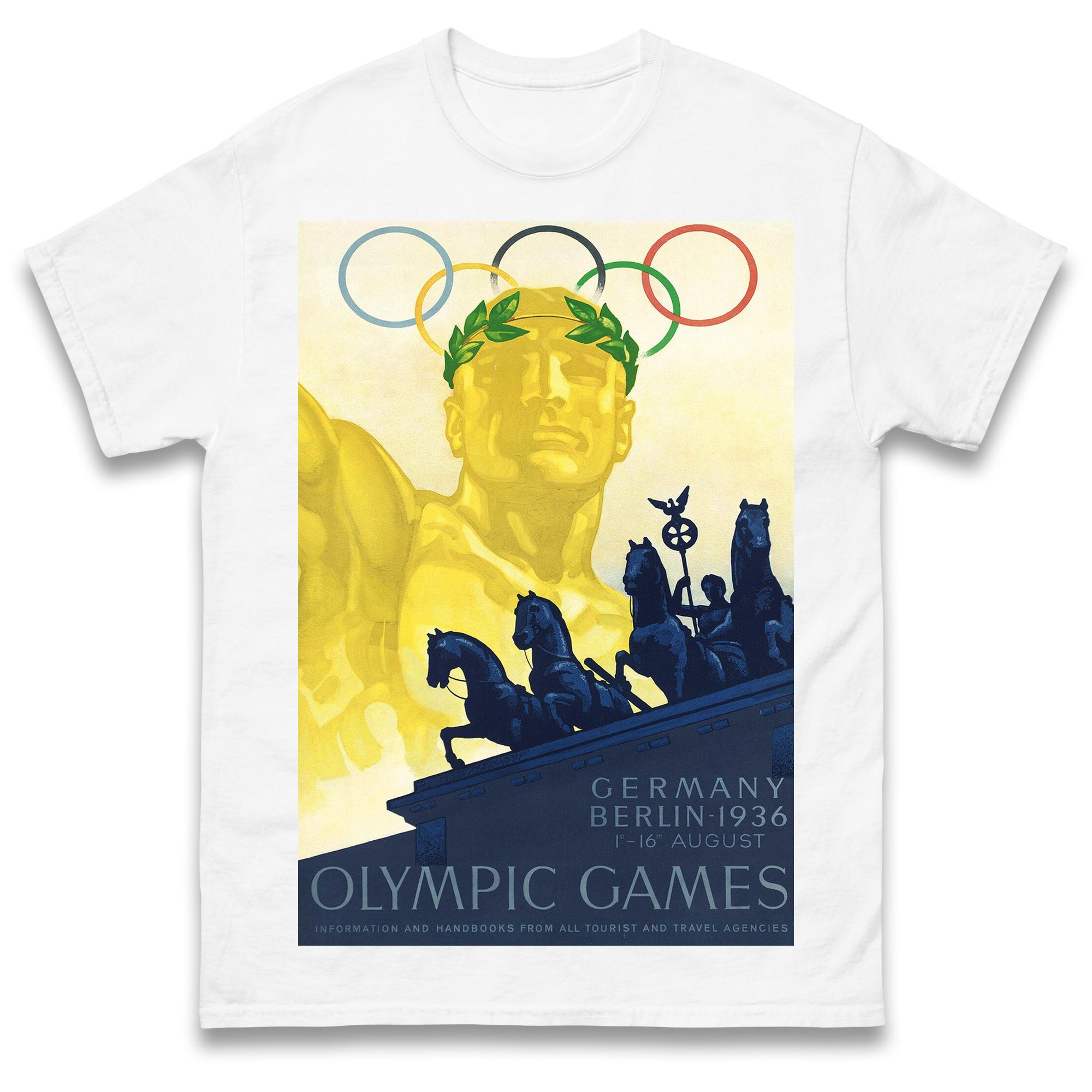 

1936 Berlin Olympic Games T Shirt Tshirt Mens Womens Unisex Tops Tees S