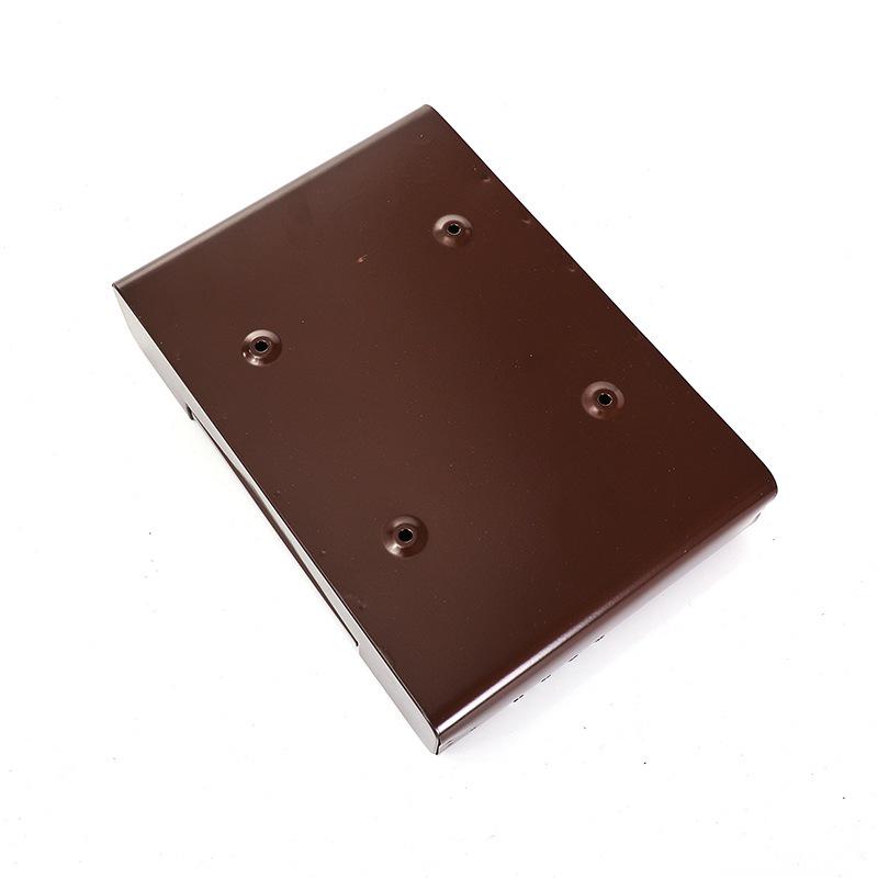 Secure Wall-Mounted Metal Mailbox with Key Lock – Outdoor and Suggestion Drop Box 2805 темно-коричневого