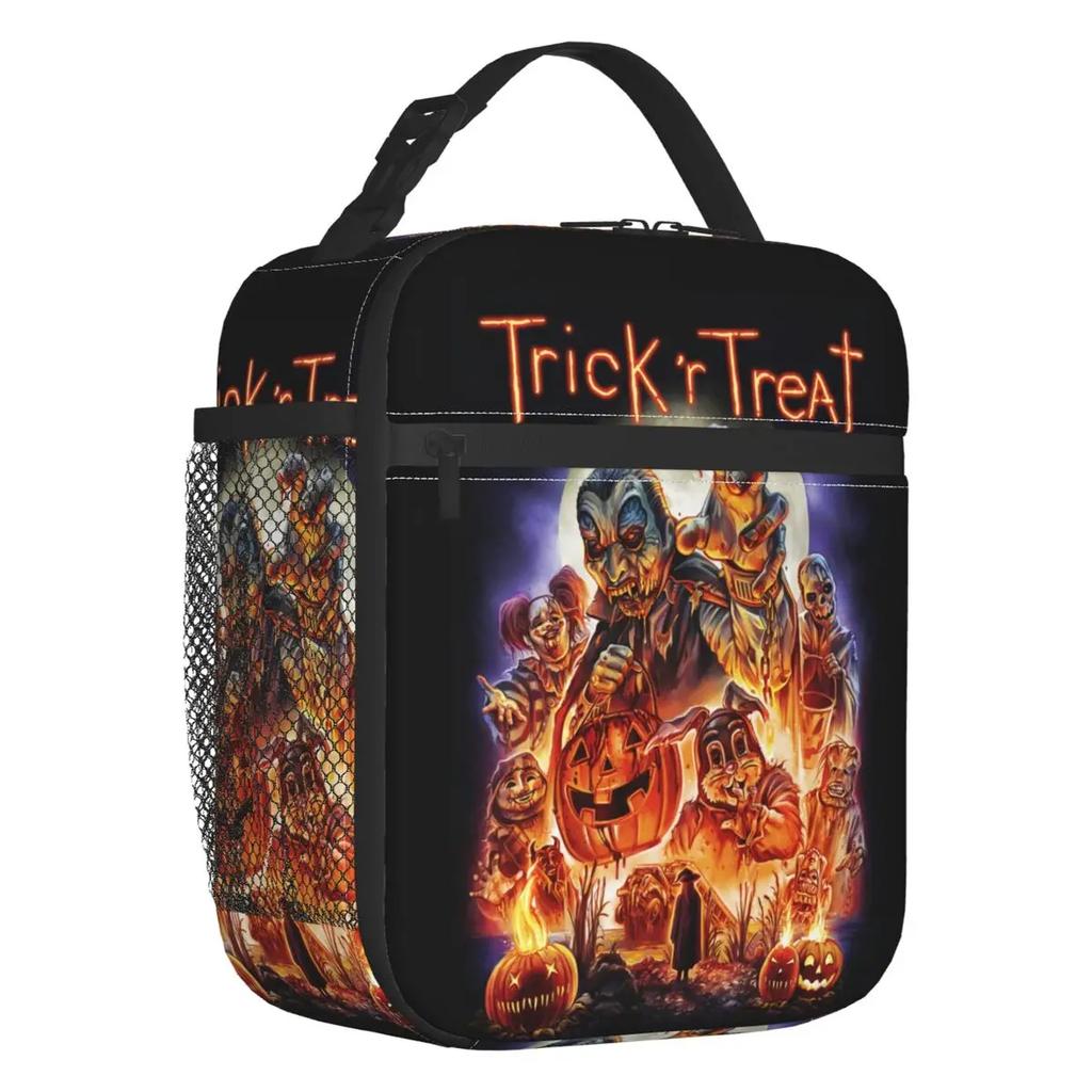 Treat Sam Halloween Horrorfilm Isolierte Lunchtaschen für Arbeit Schule Auslaufsicher Thermische Kühltasche Bento Box Frauen Kinder