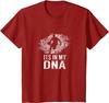 Basketball Its In My DNA Novelty Unisex TShirt Short Sleeve Casual Cotton Boys TShirts