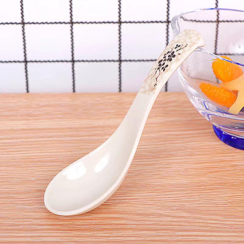 Heat-resistant Shatterproof Melamine Kung Fu Spoon - Restaurant-Grade Tableware