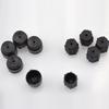 10Pieces Universal AC Fittings Black Rubber Valve Core Cap Port Kit Car Air Conditioning Repair Accessory for R134a and R1234yf