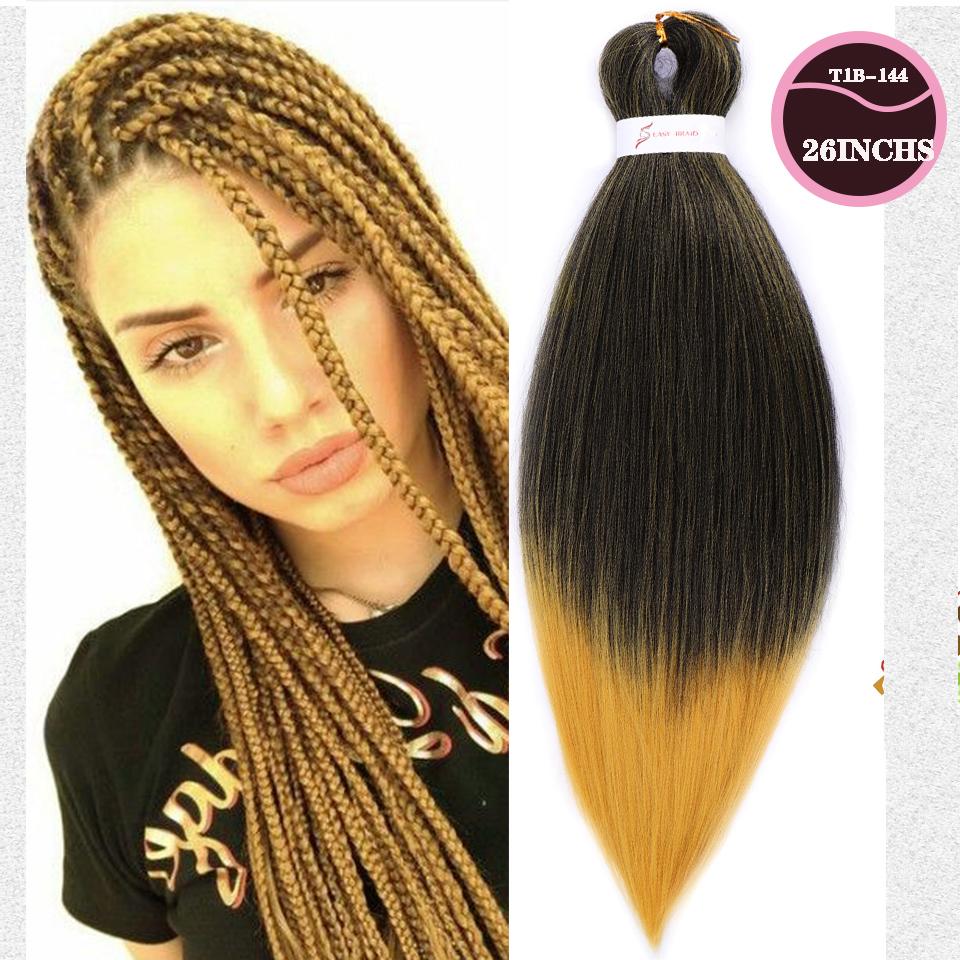Buy 26 Inches Long Straight Synthetic Hair Extension Pre Stretched Jumbo Braids  Hair Braiding EZ Stretched Braiding Hair at affordable prices — free  shipping, real reviews with photos — Joom