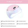 UV Nail Dryer Lamp 120W UV Nail Gel Lamp 4 Timer 10s / 30s / 60s / 99s LCD Smar