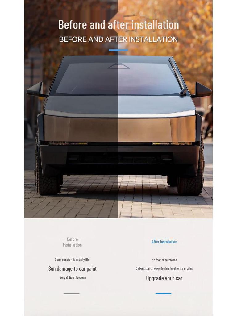 Tesla Cybertruck Vollauto TPU Schutzfolie