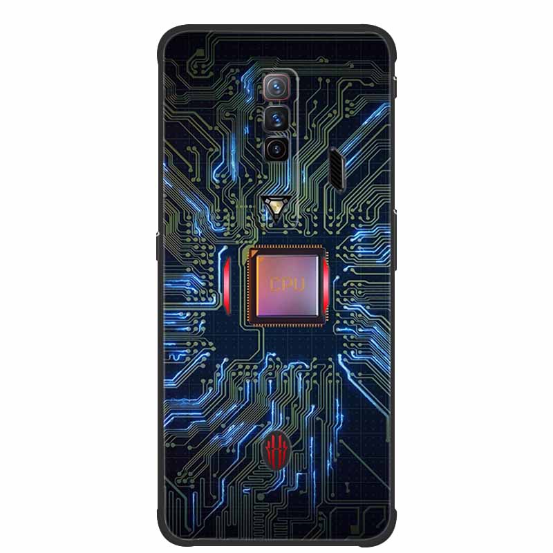 For ZTE Nubia Red Magic 7 Cases 7Pro Fashion Soft TPU Silicone Back Cover For Redmagic 7 Pro Phone Cases Shockproof Fundas 2022