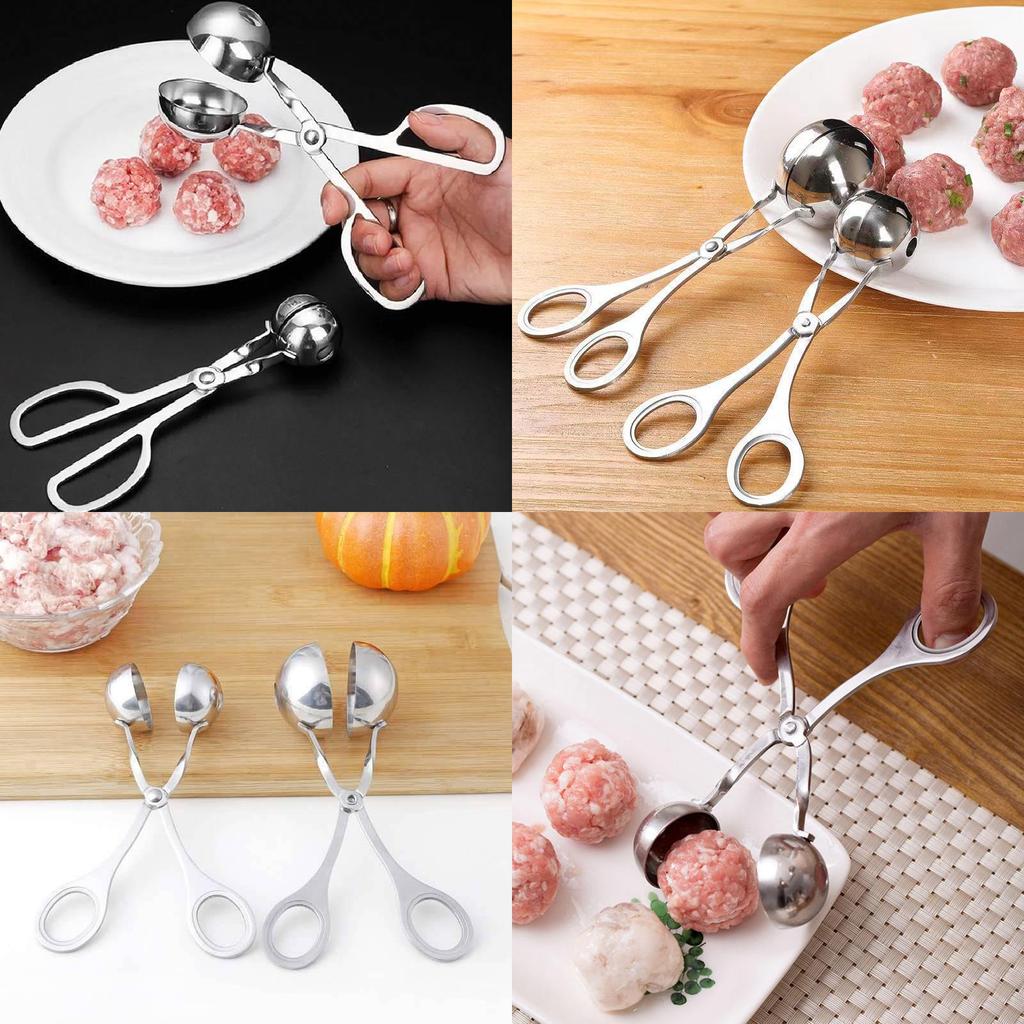 Premium 304 Edelstahl Fleischbällchenformer für müheloses Kochen zu Hause und Meal Prep