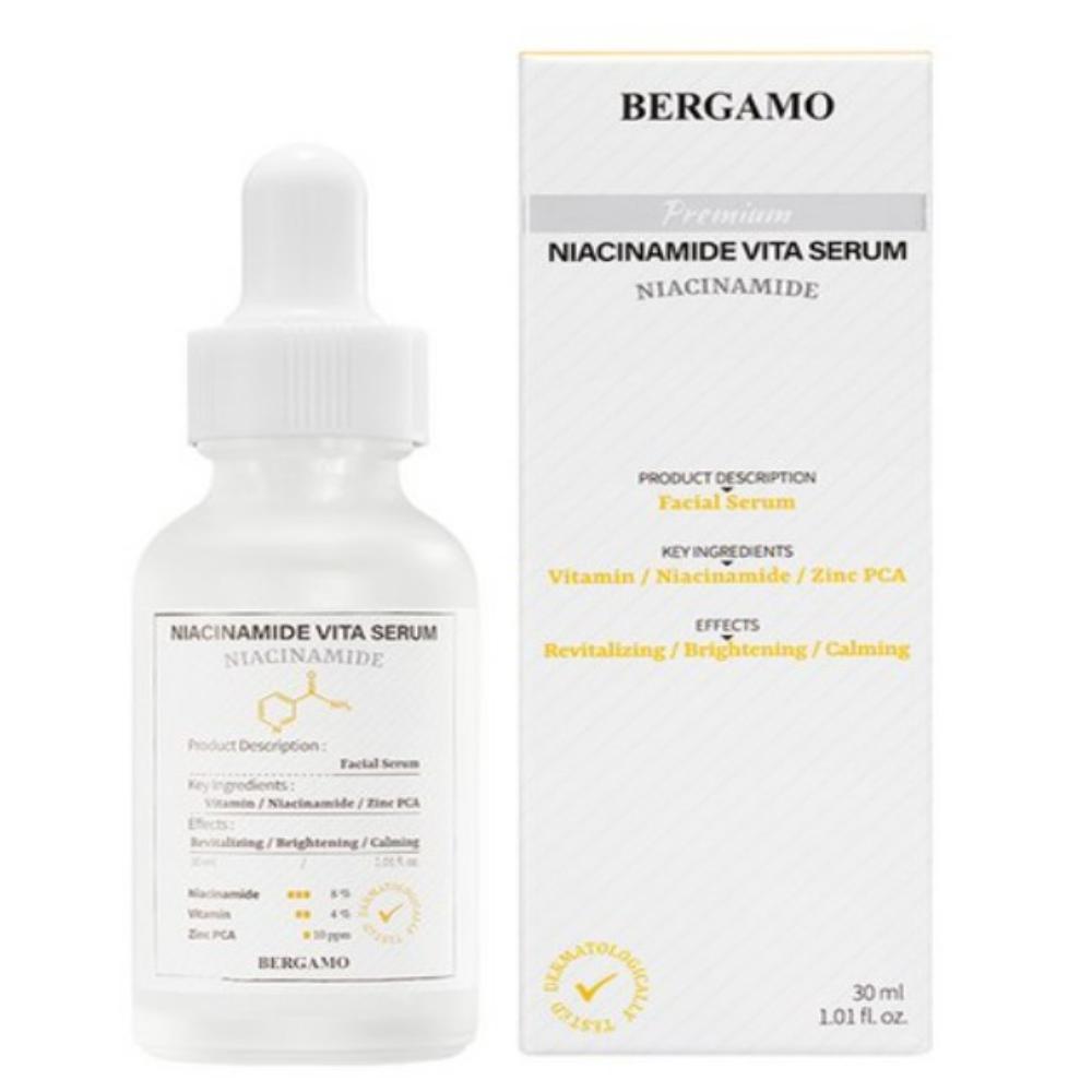 Bergamo Niacinamide Vita Brightening Serum Skin Tone Care 30ml