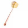 IXORACART 2-in-1 Silicone Body Bathing Brush with Long Handle | Back Scrubber for Deep Cleaning & Exfoliation | Soft & Firm Bristles Shower Body B