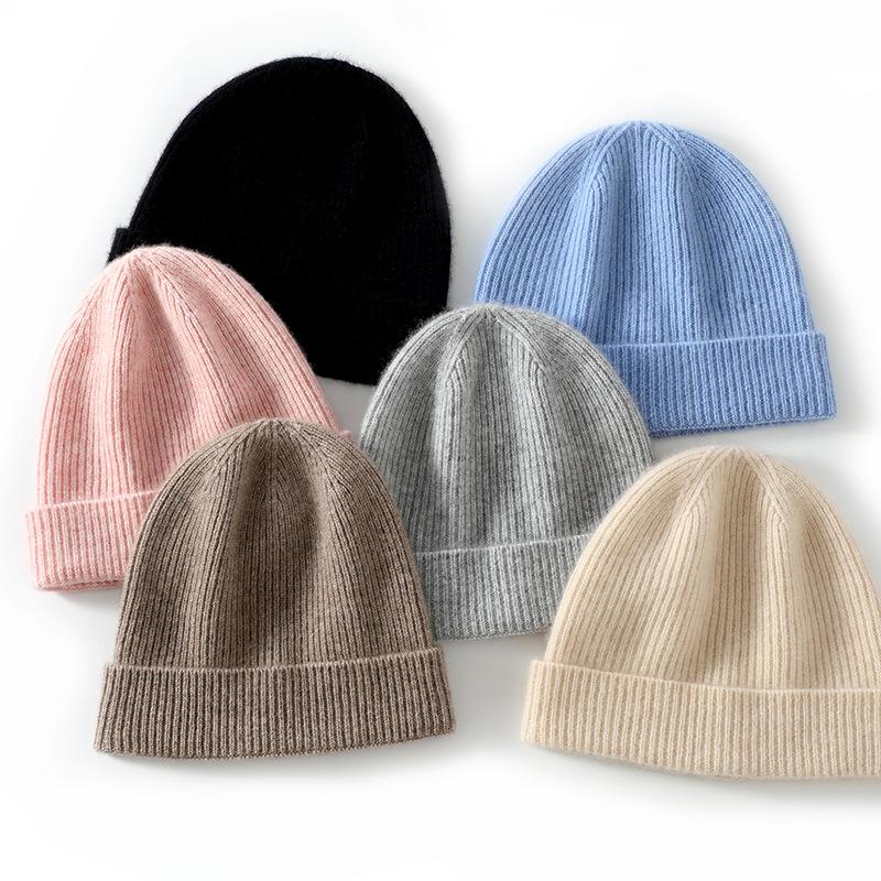Spot Autumn and Winter Cashmere Children's Knitted Hat Baby Toddler Cold and Warm Boy Wool Headhat
