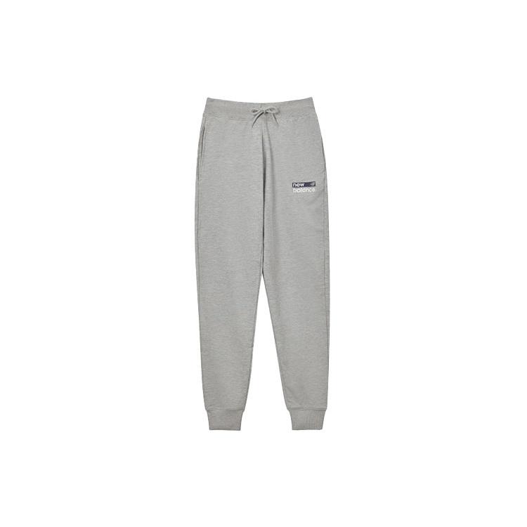 New Balance Logo Print Sweatpants Asia Sizing Grey Black Men s MP03905-AG XXL