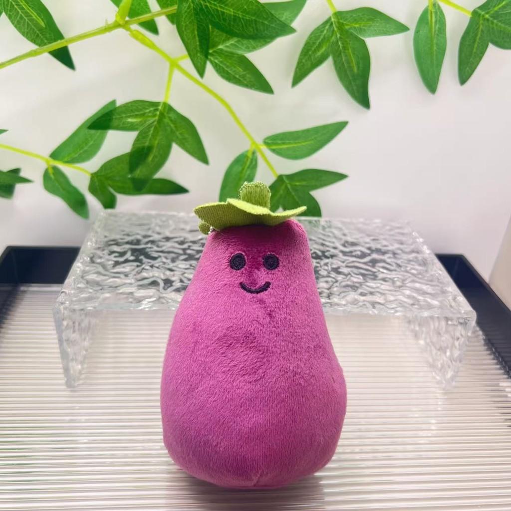 Cute Soft And Plush Vegetable Keychain Toys Including Garlic Onion Chili And Characters Corn