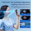 Outdoor Mini Cooling Fan For Travel Camping Digital Display 100 Speed Mini Small Fan For Summer