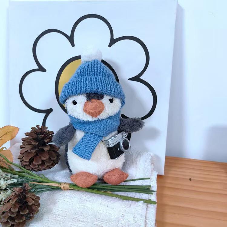 

Очаровательная плюшевая игрушка-пингвин - Подарок на день рождения для детей и подушка-компаньон для сна Penguin Set