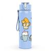 1PC Various Coffee Cup Set 750ml Color Plastic Sports Water Bottle Leakproof Flip Straw Lid Suitable for Sports Office Home Use
