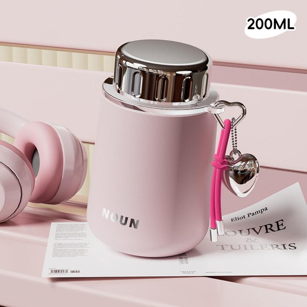 Niedlicher 200ml Vakuumbecher Taschenisolierung Oder Kühlung Edelstahlbecher Thermische Wasserflasche für Jungen und Mädchen