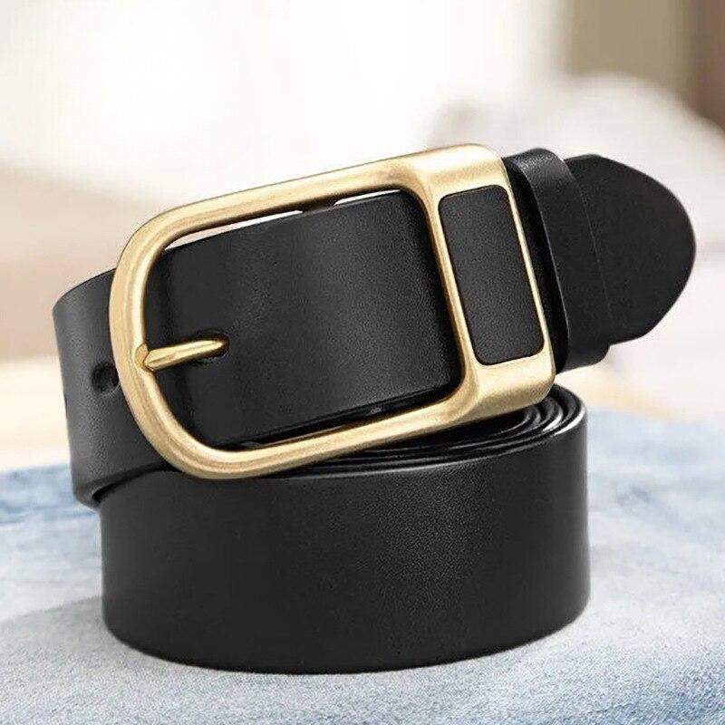 Men's Fashion Belts 125cm High Quality PU Material Waistbands Zinc Alloy Buckle Fashion Belts Men's Suit Accessories
