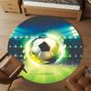 1 Stück Fußball Runder Stuhlunterlage Teppich - Rutschfest, Fußmatte für Büro, Schlafzimmer und Innenbereich Dekoration c1125094