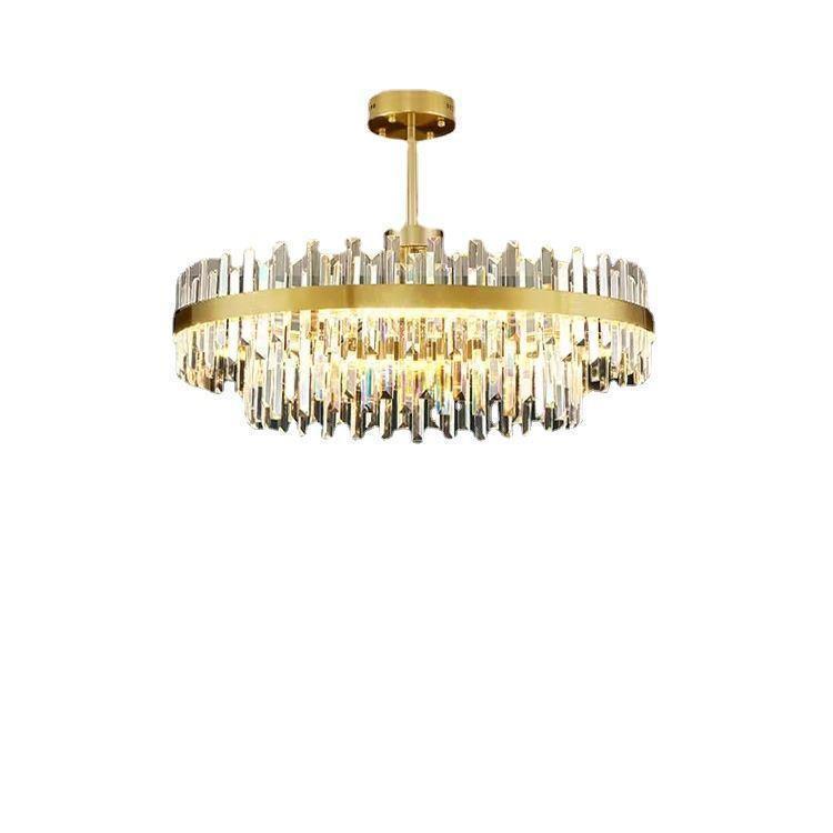 Luxury Modern Crystal Chandelier for Living Room, Lobby, Restaurant, or Bedroom - Italian Minimalist Design