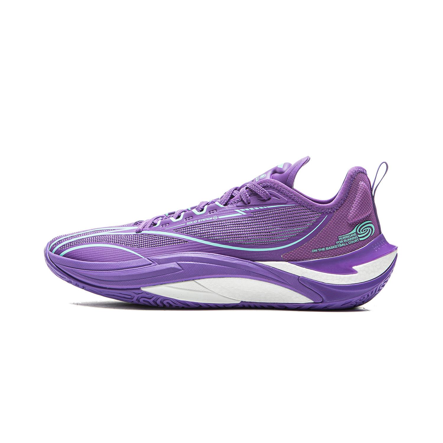 

new LiNing Cushioning, Slip Resistant, Abrasion Resistant, Rebound Grip Low Top Basketball Shoes Men s Zircon Purple 46