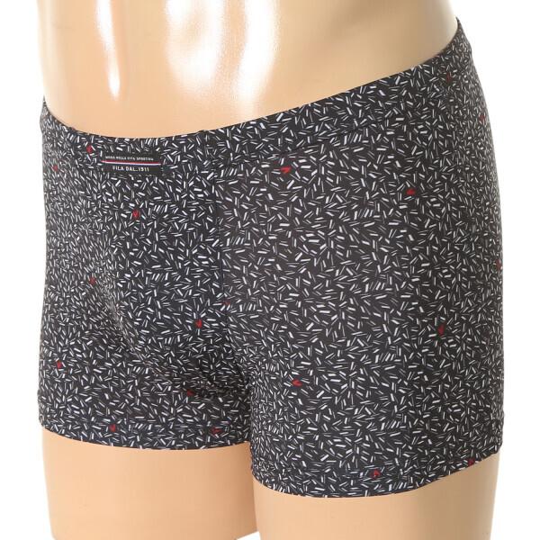 Fila Men S drawerS Black Print Drg1617mblk