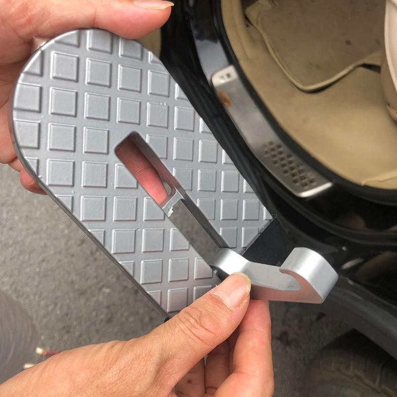 Foldable Car Roof Rack Step Pedal Rooftop Assistance Pedals For Truck Surfboards Cargo Motorhomes Roof Loading Antislip