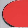 Wooden Serving Shallow 2 Shaku Black Interior with Red Made In 569 J-kitchens Tray, Round, (1.5 Ft.), Lacquer, Japan,