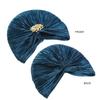 Women Chemo Bandana Hijab Fashion Pleated Indian Cap New Diamond Jewel Turban Hats