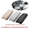 For 2006-2011 Honda Civic 8th Gen 83450-SNA-U02ZA 83451-SNA-A01ZA PU Leather Car Center Console Lid Armrest Cover