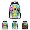 Sprunki Backpack 3d Game Design Large Capacity Oxford Fabric For Students Kids School