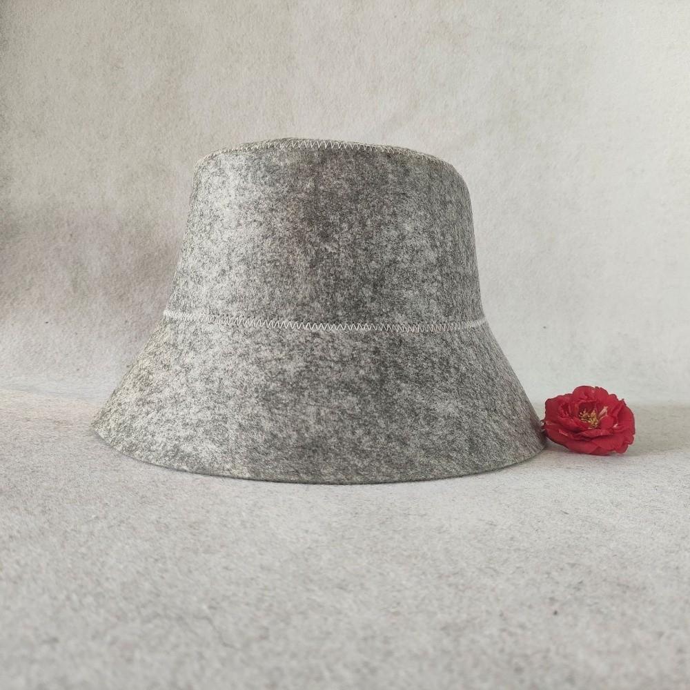 Felt Felt Sauna Cap Good Water Absorption Heat Protective Cap Fashion Sauna Hat  Bath Spa