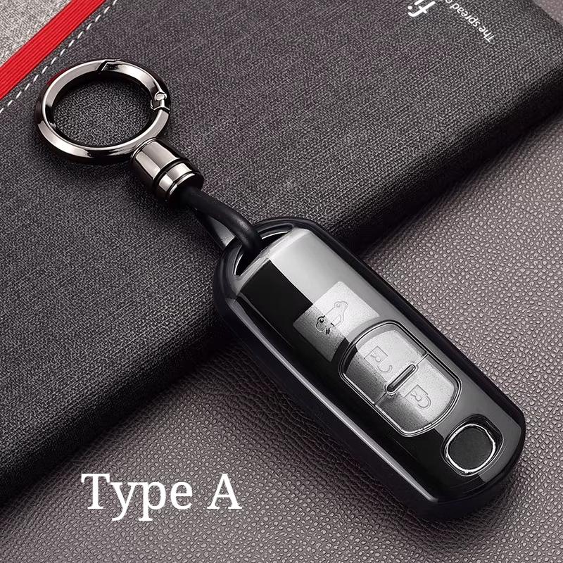 Car Key Fob Cover for Mazda 3 Axela CX-5 CX-30 CX-50 Mazda 6 Atenza Key Case Shell