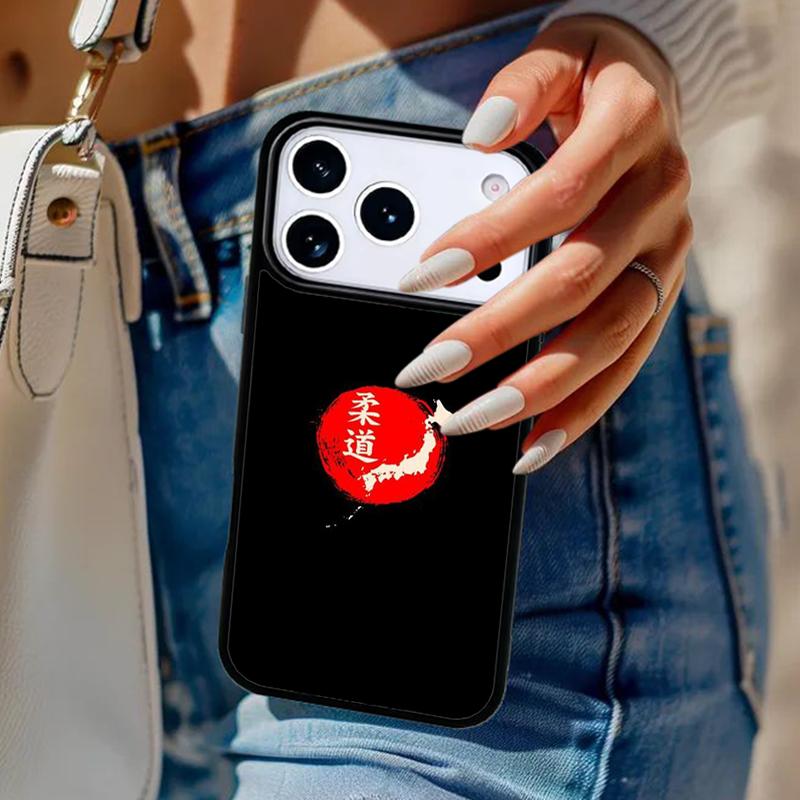Japan Judo Martial Phone Case For iPhone 17 Air 14 15 13 12 Max Cover For Apple 14 15 16 16e 11 Pro Max Plus