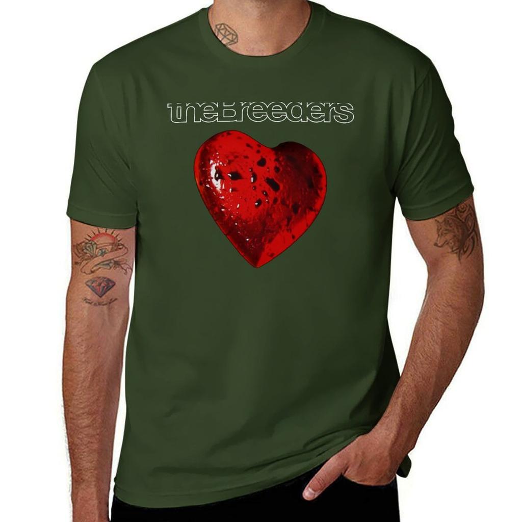 The Breeders - Last Splash T-Shirt Schwergewichte lustige koreanische Mode Kurzarm-T-Shirt Herren T-Shirt Grafik