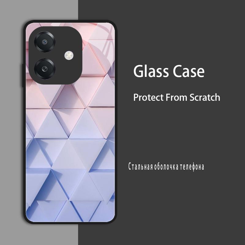 Pro OPPO A60 5G Pouzdro Kryt Tvrzené Sklo Pouzdro Pevné Coque Nárazník Pro Oppo A3 Pro A3X A40 A80 4G 5G Reno 13 Pro Ochranné Pouzdro