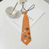 Multicolor JK Ties Dopamine Rubber Band Tie Creative Lazy Neckties  Unisex