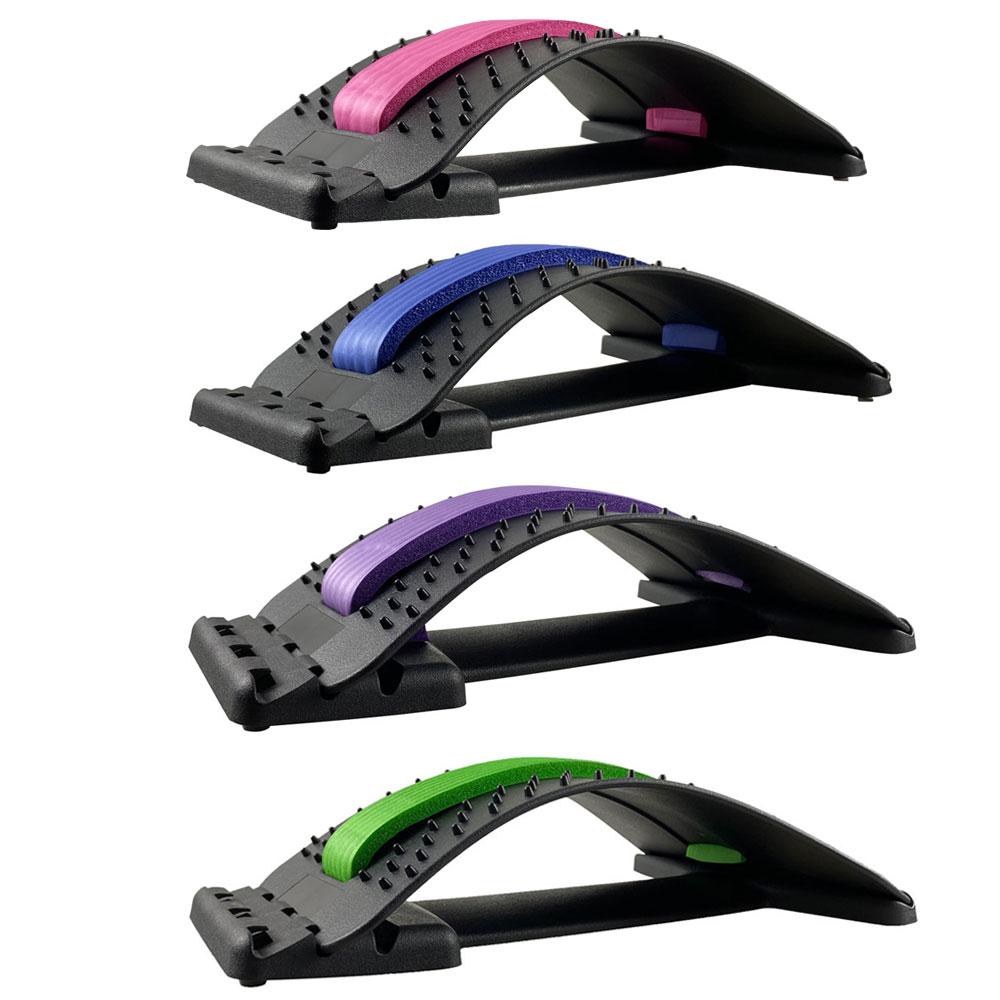 

4 Level Adjustable Lumbar Back Stretcher For Lower Back Pain Relief Scoliosis Sciatica Ergonomic Stretching Board