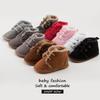 Autumn/Winter Baby Walker Shoes - Warm Velvet, Non-slip Rubber Sole, Cozy Cotton