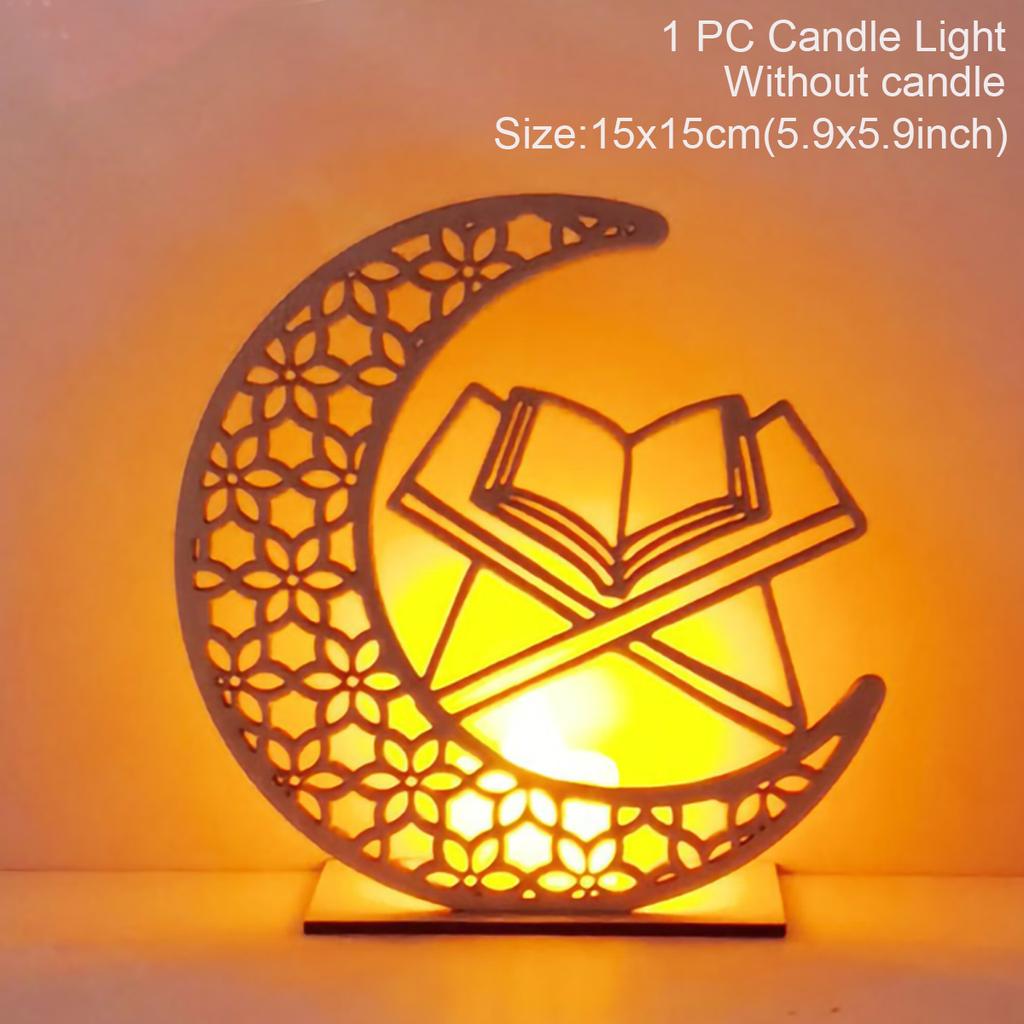 Ramadan Kareem Goldenes Acryl Ornament 2025 Eid Mubarak Ramadan Dekoration für Zuhause Islamische Muslimische Party Deko Eid Al Adha Geschenk